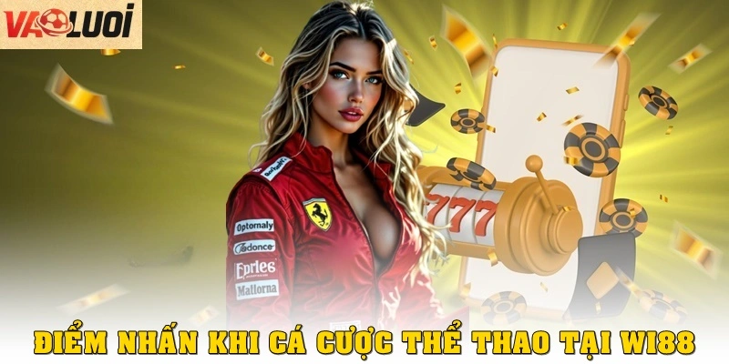 Những điểm nhấn khi cá cược thể thao tại Wi88